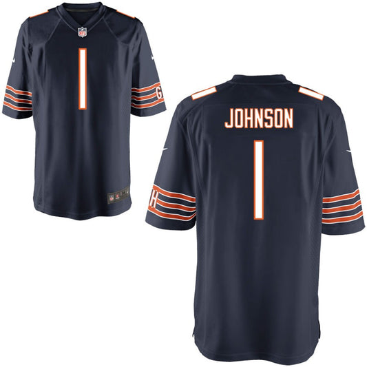 Jaylon Johnson Youth Nike Navy Chicago Bears Custom Game Jersey