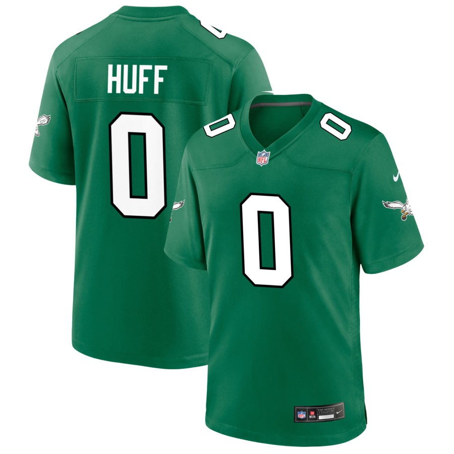 Bryce Huff Men's Nike Kelly Green Philadelphia Eagles Alternate Custom Game Jersey