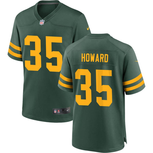 Jarveon Howard Men's Nike Green Green Bay Packers Alternate Custom Jersey