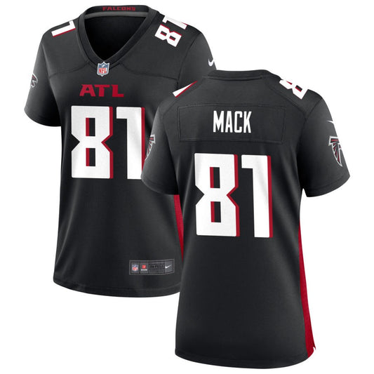 Austin Mack Women's Nike Atlanta Falcons Black Custom Game Jersey