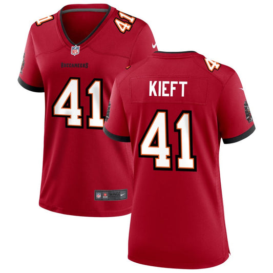 Ko Kieft Women's Nike Tampa Bay Buccaneers Red Custom Game Jersey