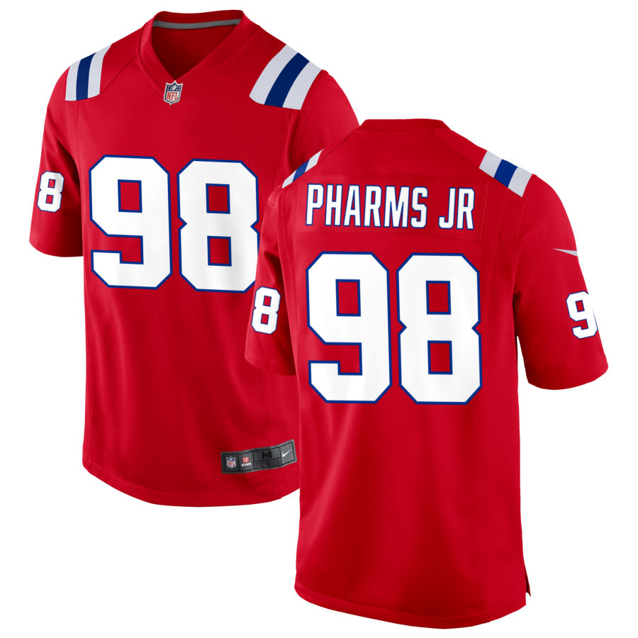 Jeremiah Pharms Jr Men's Nike Red New England Patriots Alternate Custom Jersey