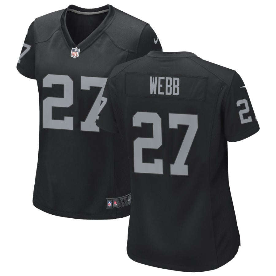 Sam Webb Women's Nike Black Las Vegas Raiders Custom Game Jersey