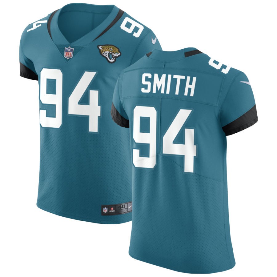 Maason Smith Men's Nike Teal Jacksonville Jaguars Vapor Untouchable Elite Custom Jersey