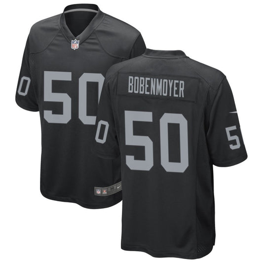 Jacob Bobenmoyer Youth Nike Las Vegas Raiders Black Custom Game Jersey