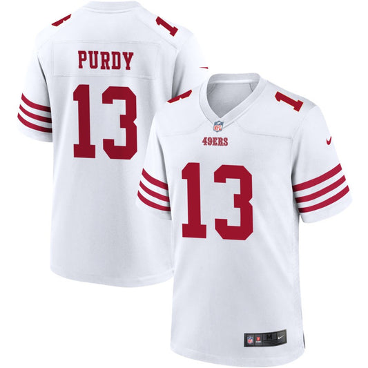 Brock Purdy Men's Nike White San Francisco 49ers Game Custom Player Jersey