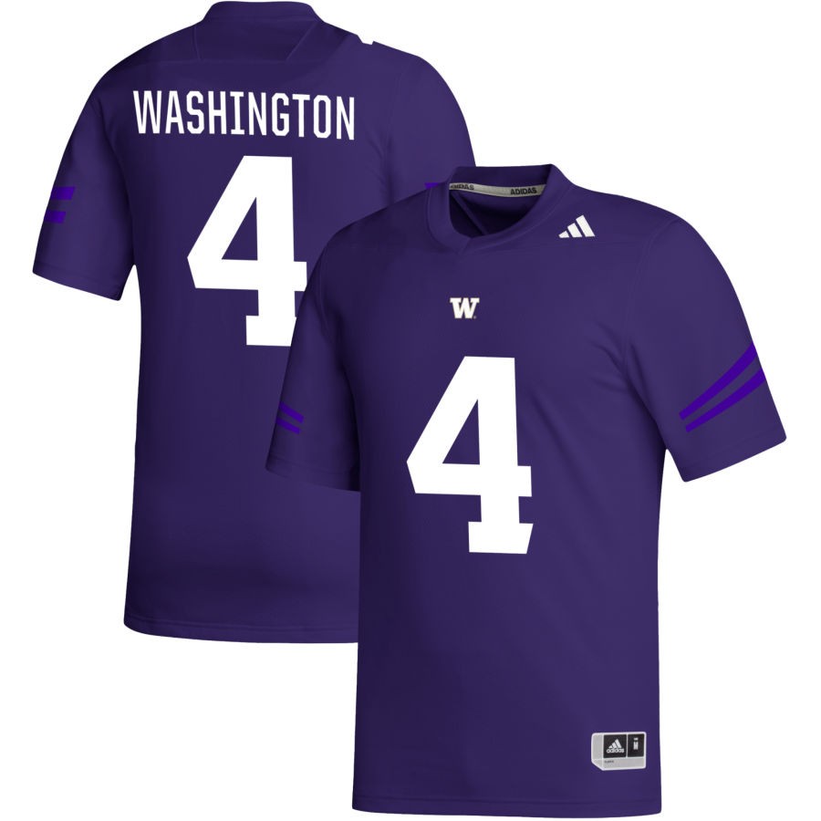 Jordan Washington Men's adidas  Purple Washington Huskies Pick-A-Player NIL Replica Football Jersey