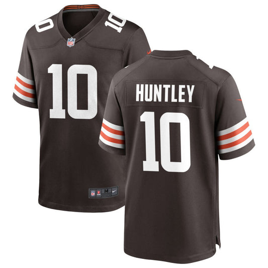 Tyler Huntley Men's Nike Cleveland Browns Brown Custom Game Jersey