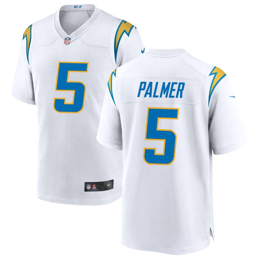 Joshua Palmer Men's Nike White Los Angeles Chargers Custom Game Jersey