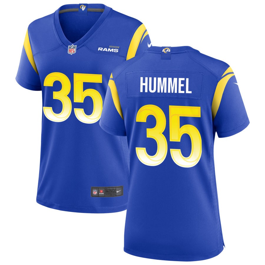 Jacob Hummel Women's Nike Los Angeles Rams Royal Custom Game Jersey