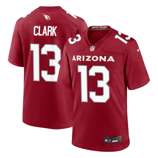 Kei'Trel Clark Men's Nike Cardinal Arizona Cardinals Custom Game Jersey