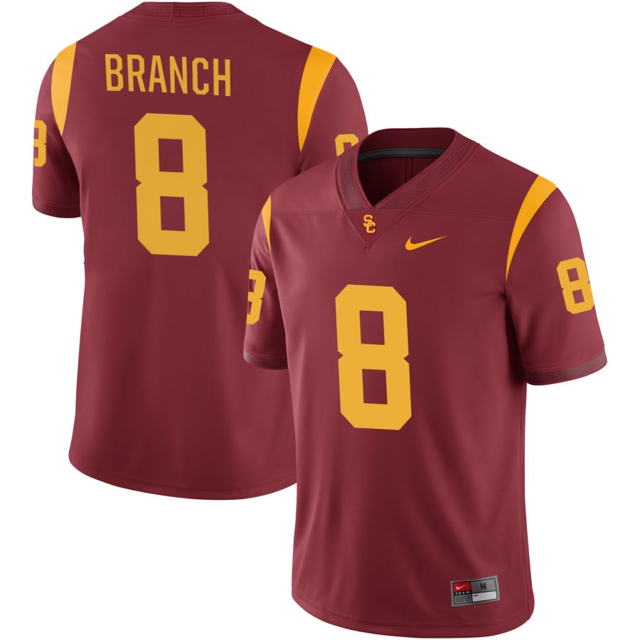 Zion Branch Men's Nike Crimson USC Trojans Pick-A-Player NIL Replica Football Jersey