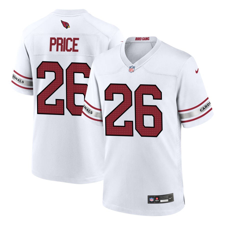 Bobby Price Men's Nike White Arizona Cardinals Custom Game Jersey