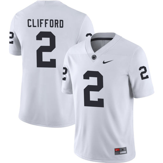 Liam Clifford Men's Nike White Penn State Nittany Lions Pick-A-Player NIL Replica Football Jersey