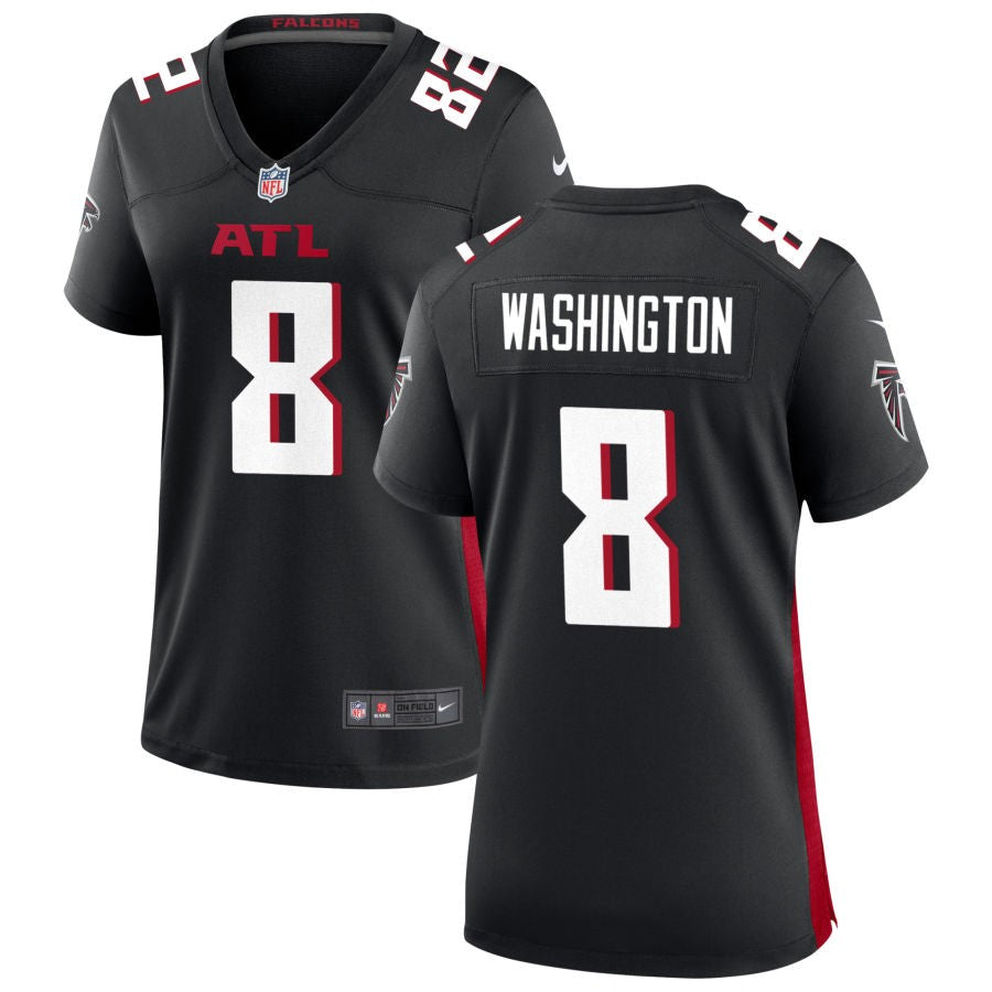 Casey Washington Women's Nike Atlanta Falcons Black Custom Game Jersey