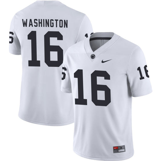 Elliot Washington Men's Nike White Penn State Nittany Lions Pick-A-Player NIL Replica Football Jersey