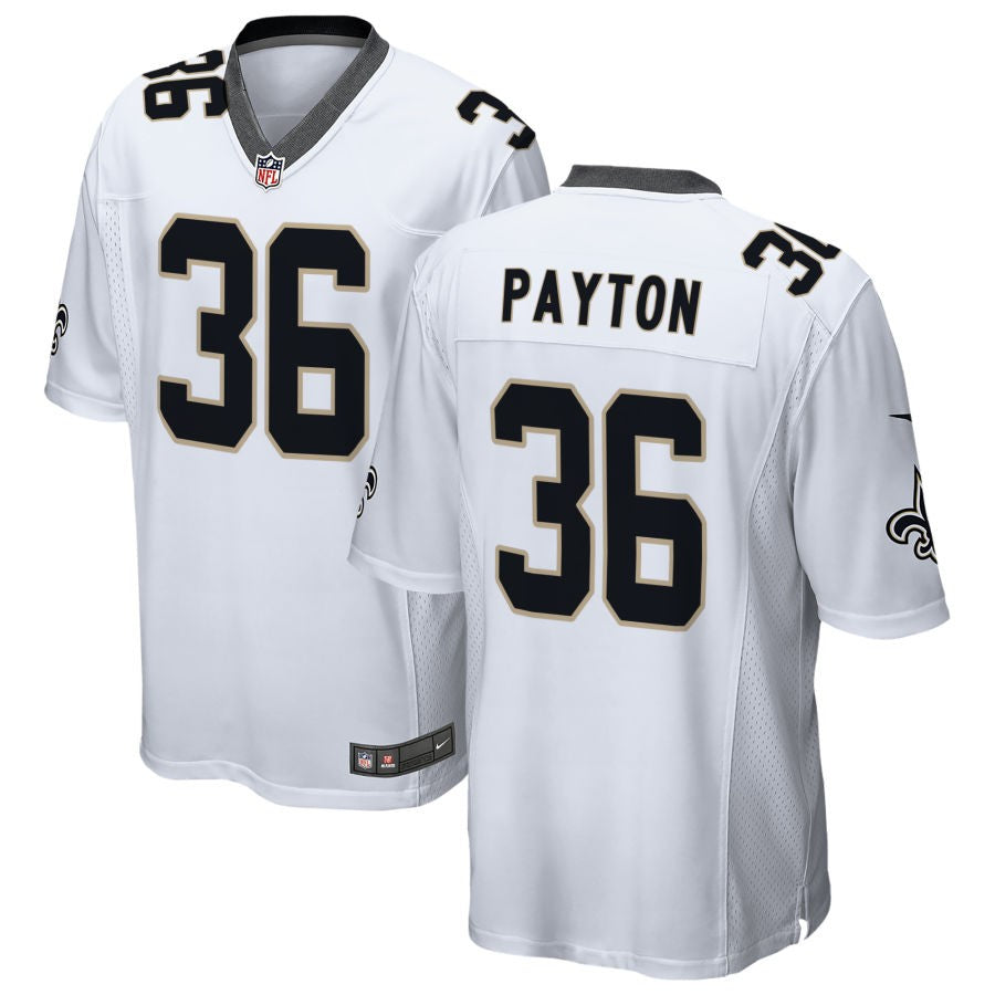 Rico Payton Men's Nike White New Orleans Saints 2018 Custom Game Jersey