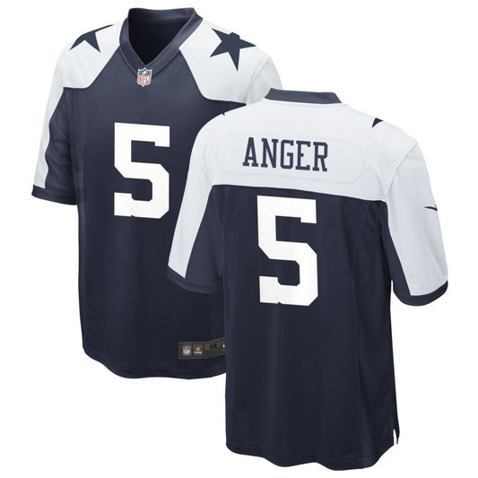 Bryan Anger Men's Nike Navy Dallas Cowboys Alternate Custom Game Jersey