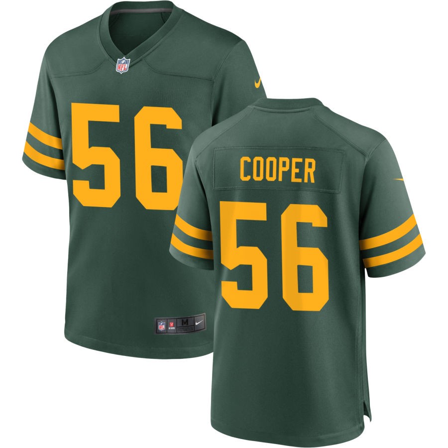 Edgerrin Cooper Men's Nike Green Green Bay Packers Alternate Custom Jersey