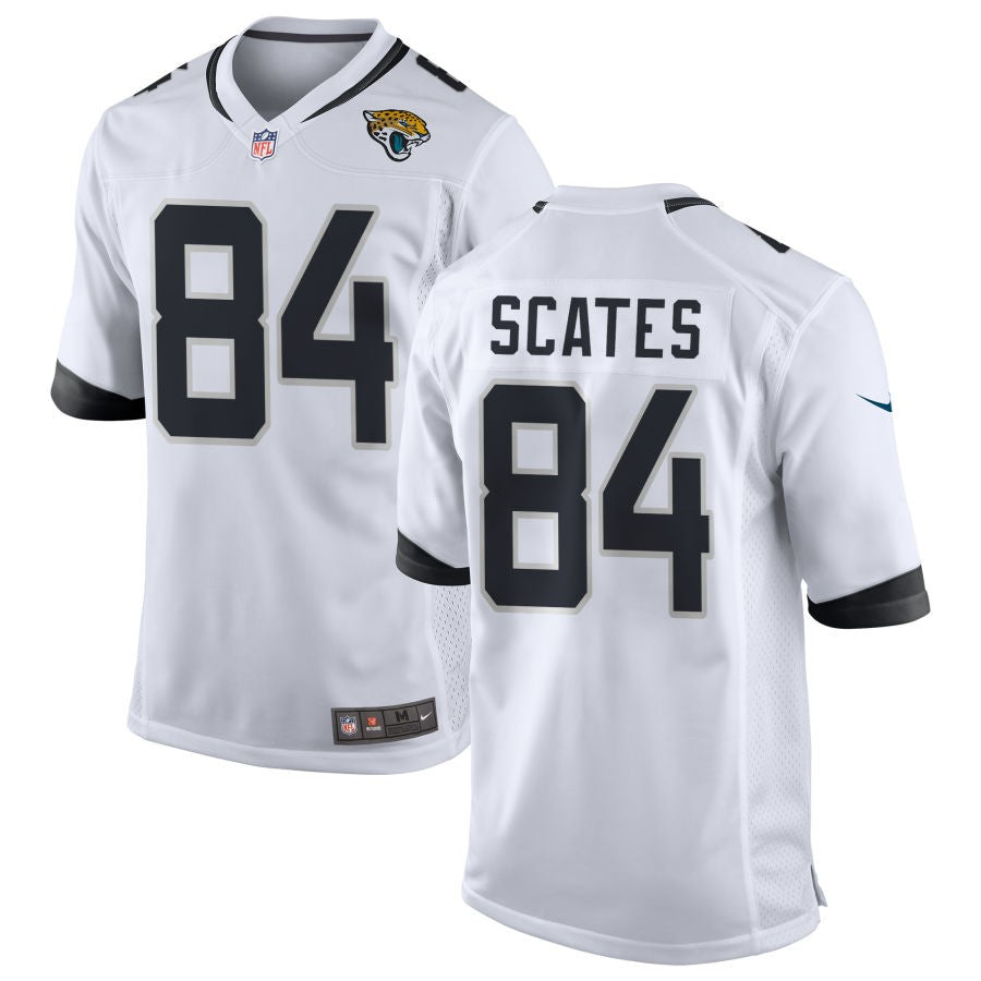 Joseph Scates Men's Nike White Jacksonville Jaguars Custom Game Jersey