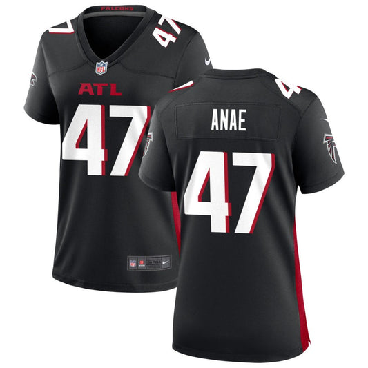 Bradlee Anae Women's Nike Atlanta Falcons Black Custom Game Jersey