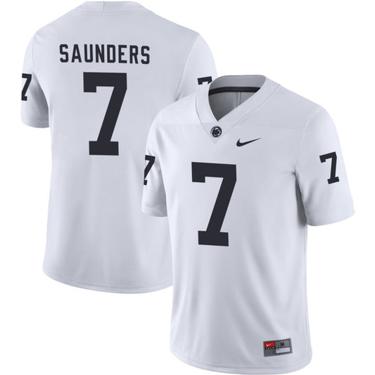 Kaden Saunders Men's Nike White Penn State Nittany Lions Pick-A-Player NIL Replica Football Jersey