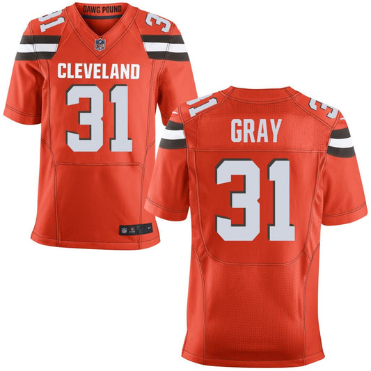 Vincent Gray Men's Nike Orange Cleveland Browns Custom Alternate Elite Jersey