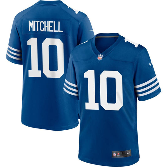 Adonai Mitchell Men's Nike Royal Indianapolis Colts Alternate Custom Jersey