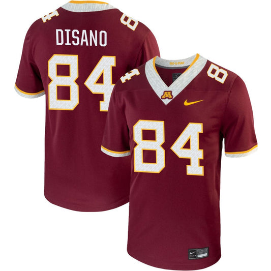 Jack DiSano Men's Nike Maroon Minnesota Golden Gophers Pick-A-Player NIL Replica Football Jersey