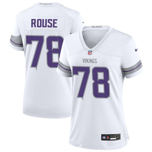 Walter Rouse Women's Nike White Minnesota Vikings Alternate Custom Game Jersey