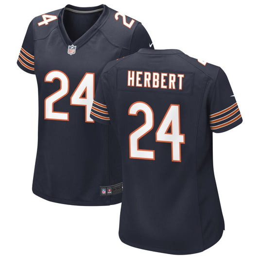 Khalil Herbert Women's Nike Navy Chicago Bears Custom Game Jersey