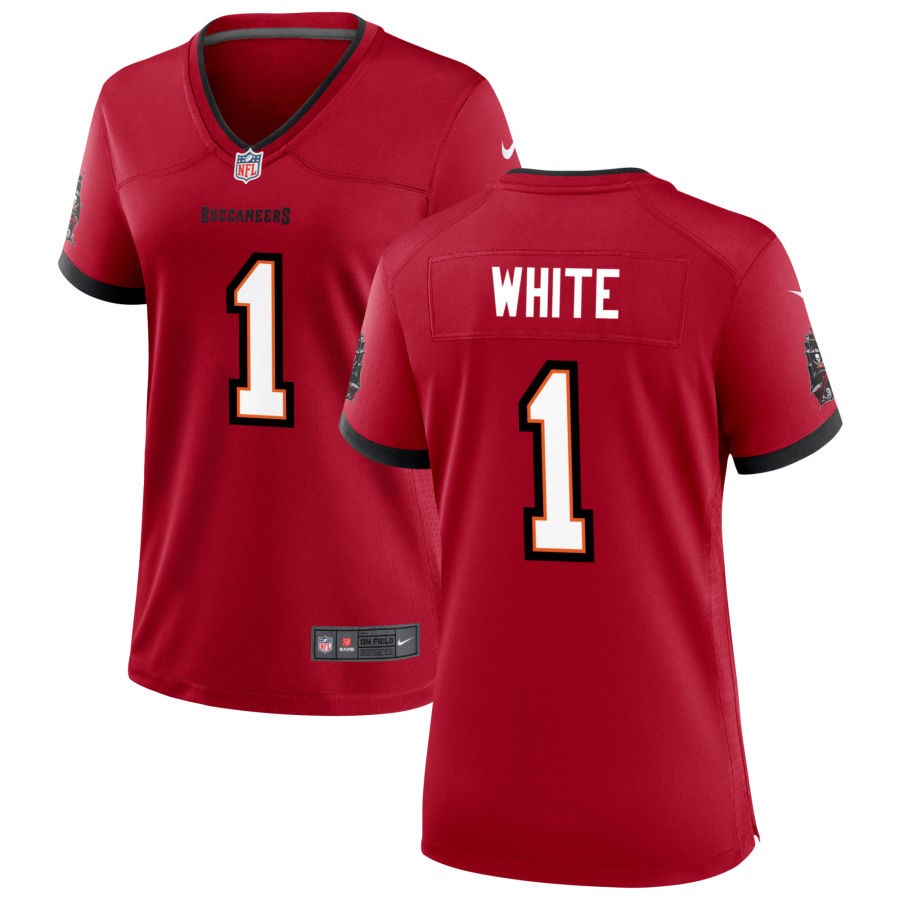 Rachaad White Women's Nike Tampa Bay Buccaneers Red Custom Game Jersey