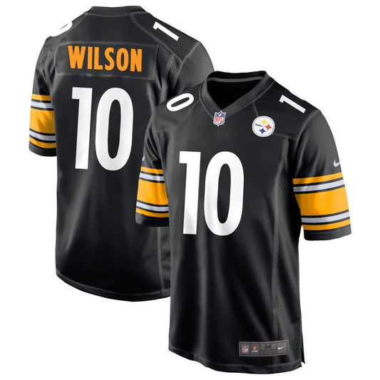 Roman Wilson Men's Nike Black Pittsburgh Steelers Game Custom Player Jersey