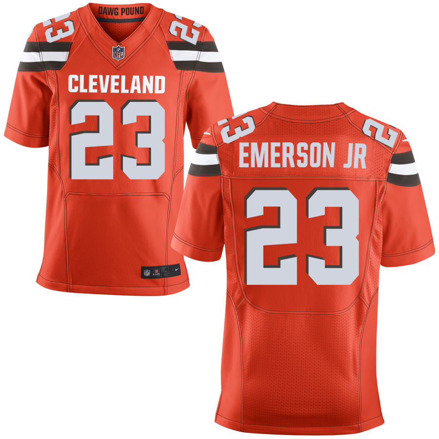 Martin Emerson Jr Men's Nike Orange Cleveland Browns Custom Alternate Elite Jersey