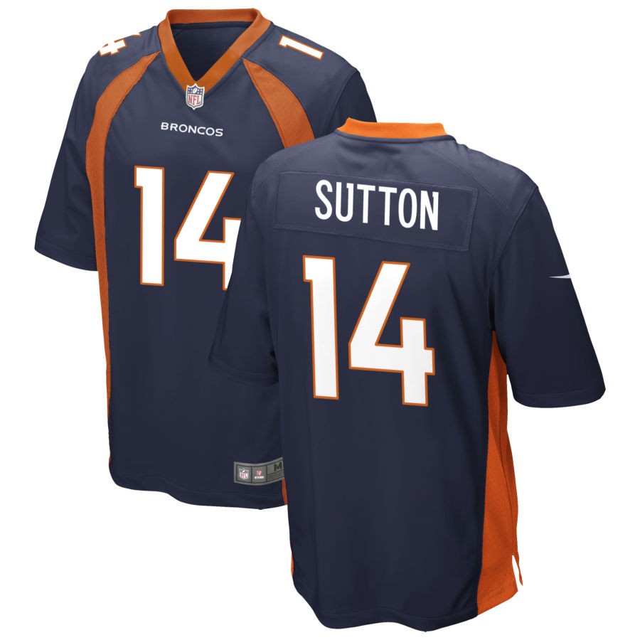 Courtland Sutton Men's Nike Navy Denver Broncos Alternate Custom Game Jersey