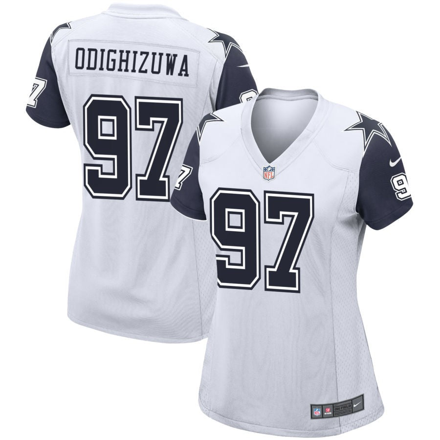 Osa Odighizuwa Women's Nike  White Dallas Cowboys Alternate Custom Game Jersey