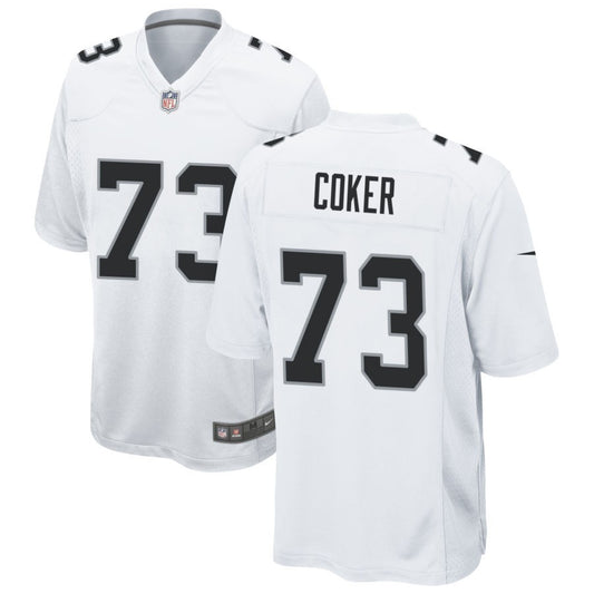 Andrew Coker Men's Nike White Las Vegas Raiders Custom Game Jersey