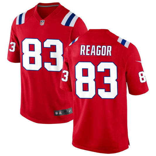 Jalen Reagor Men's Nike Red New England Patriots Alternate Custom Jersey