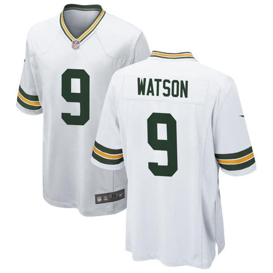 Christian Watson Men's Nike White Green Bay Packers Custom Game Jersey