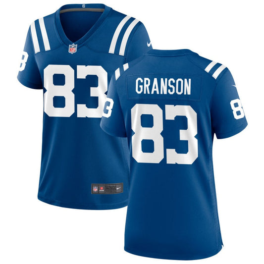 Kylen Granson Women's Nike Indianapolis Colts Royal Custom Game Jersey