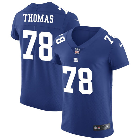 Andrew Thomas Men's Nike Royal New York Giants Vapor Untouchable Custom Elite Jersey