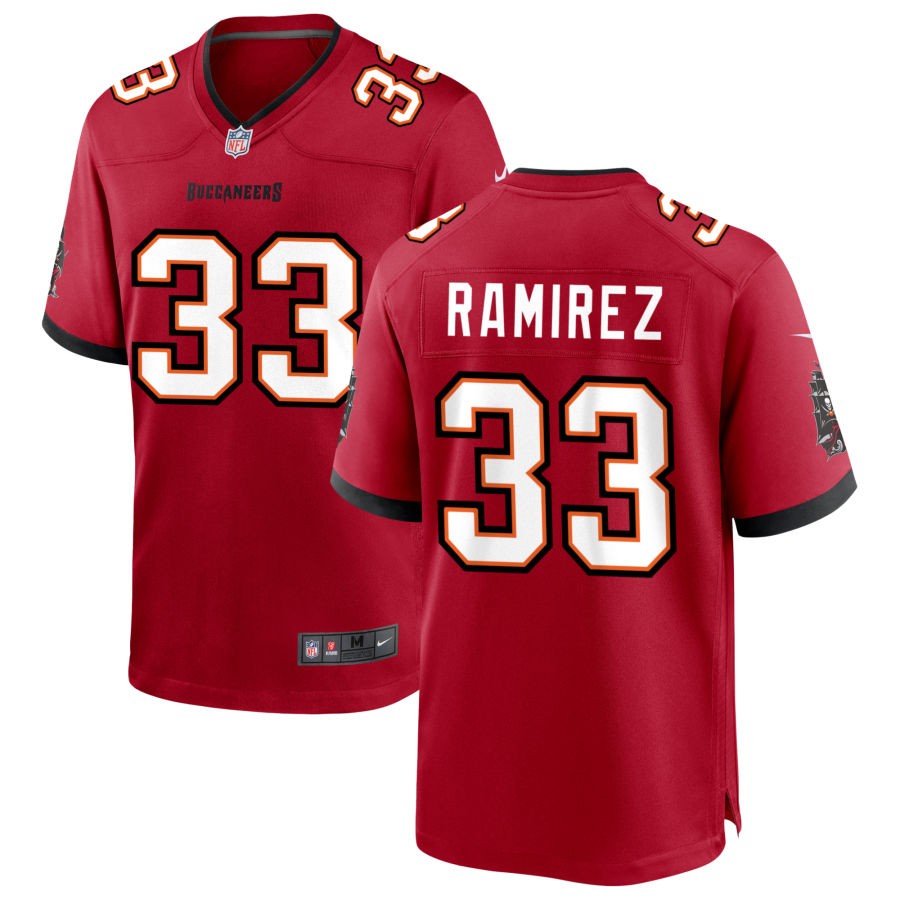 Jose Ramirez Youth Nike Tampa Bay Buccaneers Red Custom Game Jersey