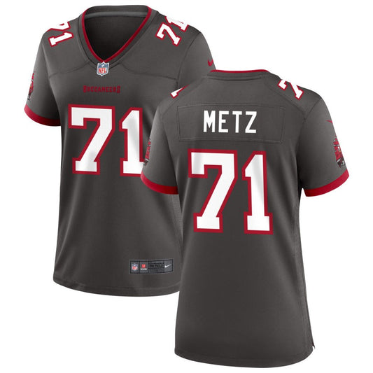 Lorenz Metz Women's Nike Pewter Tampa Bay Buccaneers Alternate Custom Game Jersey