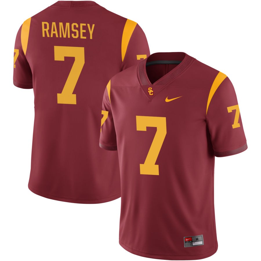 Kamari Ramsey Men's Nike Crimson USC Trojans Pick-A-Player NIL Replica Football Jersey