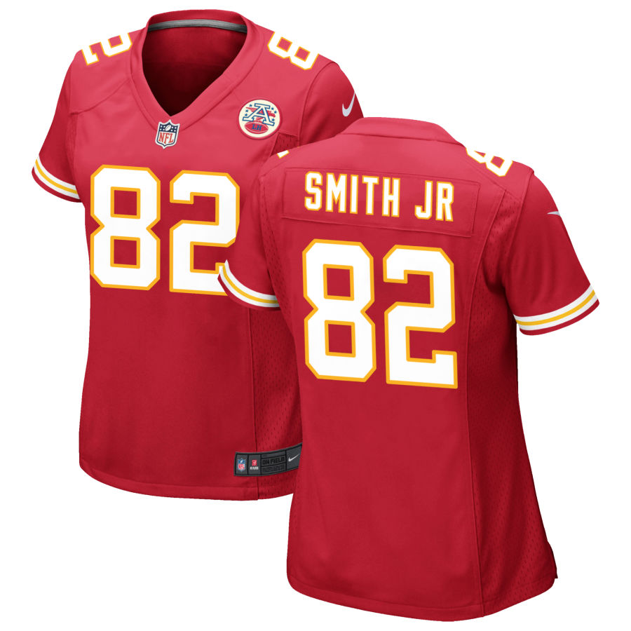 Irv Smith Jr Women's Nike Red Kansas City Chiefs Custom Game Jersey