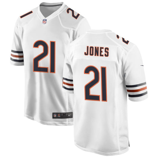 Jaylon Jones Men's Nike White Chicago Bears Custom Game Jersey