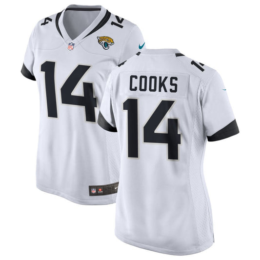 Elijah Cooks Women's Nike White Jacksonville Jaguars Custom Game Jersey