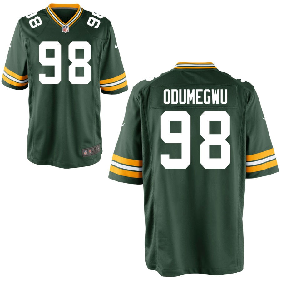 Kenneth Odumegwu Youth Nike Green Green Bay Packers Custom Game Jersey