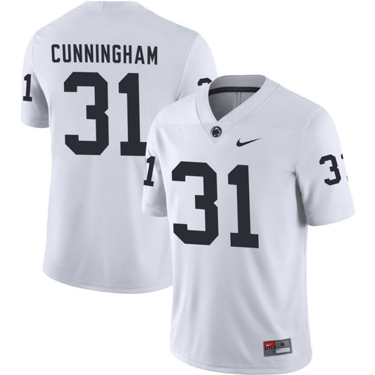 Logan Cunningham Men's Nike White Penn State Nittany Lions Pick-A-Player NIL Replica Football Jersey