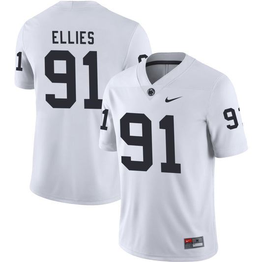 Dvon Ellies Men's Nike White Penn State Nittany Lions Pick-A-Player NIL Replica Football Jersey